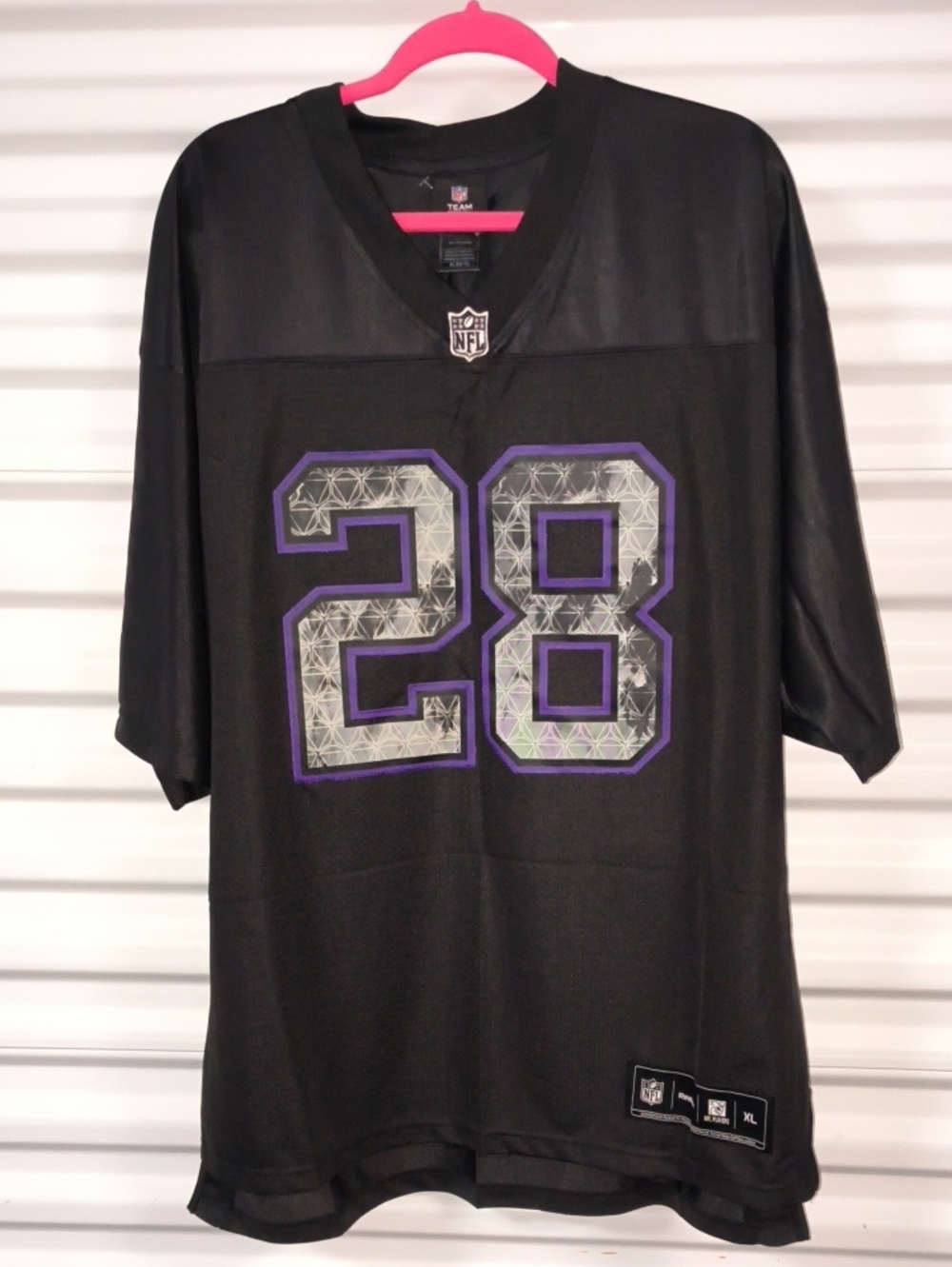 Reebok NFL Minnesota Vikings Adrian Peterson#28 Sewn Football Jersey XL Rare